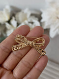 PEINETA Y BROCHE ORO FLAMENCA LAZO BRO599 - FELIZ SHOPPING 