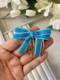 Peineta broche lazo terciopelo bro399 - FELIZ SHOPPING 