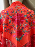 LA-MOD13 MANTONCILLO BORDADO ACAPULCO CORAL MANT7999