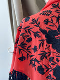 LA-MOD13 MANTONCILLO BORDADO CORAL ACAPULCO  MANT6999