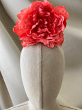 FLOR FLAMENCA GRANDE PEONÍA MAXI 17CM DIÁMETRO  FLO699 - FELIZ SHOPPING 