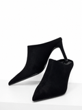 Mules de tacón fino con punta afilada -Elegantes y estilizados 3299
