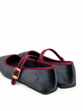 Bailarinas Mary Jane para Mujer -Punta Cuadrada -Suaves y Cómodas -Correa con Hebilla YR8895