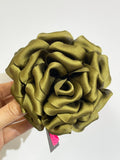 Pinza de pelo con rosa 3D - 11CM DIAMETRO pin699