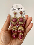 Pendientes largos con flecos y cuentas-Estilo flamenca pen1199