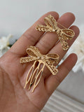 PEINETA Y BROCHE ORO FLAMENCA LAZO BRO599 - FELIZ SHOPPING 