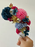 CORONA DE FLAMENCAS LARGA 22CM ANCHO 9CM FLO1699