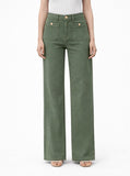 Pantalón ajustado de algodón elástico 5379