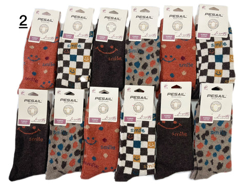 Calcetines térmicos para mujer - pack 12 pares