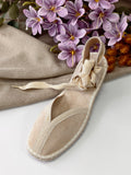 Alpargatas Mujer con Lazo – Sandalias Espadrilles de Yute Verano MY592