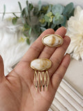 BROCHE Y PEINETA DOLOR BRO599 - FELIZ SHOPPING 