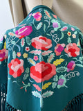 LM270039 MANTONCILLO BORDADO FLORE  AZUL 9 MANT6999 - FELIZ SHOPPING 