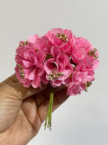 FL RAMILLETES 6U CADA FLORE 4CM DIÁMETRO FLO300