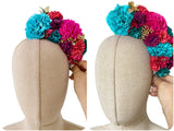 Conjunto Corona de Flores Flamenca para mama y hija- Hecha a Mano con Flores de Tela TK-26-co35