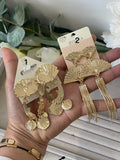 Pendiente flamenco oro pen999 - FELIZ SHOPPING 