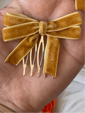 Broche Peine para el Cabello con Lazo de Terciopelo (Varios Colores) Tk-26-bro399