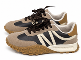 Zapatillas Casual Retro para Mujer con Suela Antideslizante y Diseño Combinado CC235
