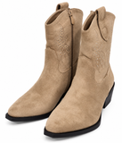 Botines Cowboy de Mujer con Tachuelas – Punta Fina y Tacón Cómodo SV003