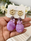 PENDIENTE PIEDRA PEN899 - FELIZ SHOPPING 