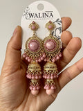 Pendientes largos con flecos y cuentas-Estilo flamenca pen1199
