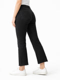 Jeans cropped de tiro alto y pierna acampanada-Varios colores 3873