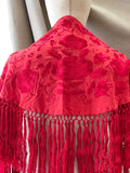 LM2-270049 MANRONCILLO BORDADO MEDIANA PARA ADULTOS Y NIÑAS  ROJO - FELIZ SHOPPING 