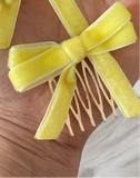 Broche Peine para el Cabello con Lazo de Terciopelo (Varios Colores) Tk-26-bro399