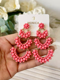 PENDIENTE FLAMENCO FORMA ABANICO PEN799 - FELIZ SHOPPING 