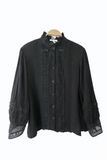 Blusa Elegante con Encaje y Cuello Alto – Estilo Femenino y Versátil 5163-3