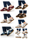 Zapatillas Retro Unisex de Ante -Cómodas, Casual y Antideslizantes B660