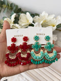 PENDIENTE COLOR PARA FLAMENCO PEN899