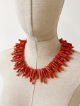 Collar coral de resina