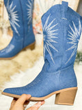 Botas cowboy vaquero  D8123-AZ