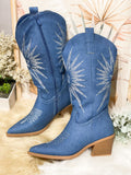 Botas cowboy vaquero  D8123-AZ