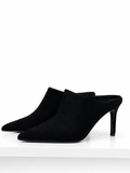 Mules de tacón fino con punta afilada -Elegantes y estilizados 3299