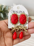 PENDIENTES FLAMENCA PERLA PEN899