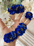 Conjunto Flamenco de Flores – Pendientes y Peineta - FELIZ SHOPPING 