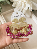 P71 PENDIENTES FLAMENCO ABANICO PEN1099 - FELIZ SHOPPING 
