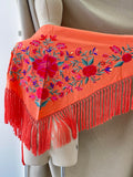 LA-MOD13 MANTONCILLO BORDADO ACAPULCO  CORAL MANT7999