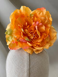 FLOR FLAMENCA GRANDE PEONÍA MAXI 17CM DIÁMETRO  FLO699 - FELIZ SHOPPING 