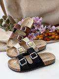 Sandalias Mujer Tipo Bio con Doble Hebilla MY103