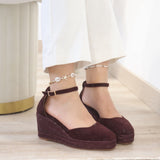 Esparto de cuña de esparto para mujer -Cómodos y elegantes 6006