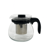 Tetera de Vidrio 750ML con Filtro de Acero Inoxidable-Tetera Resistente al Calor para Té Suelto y Té de Hierbas tk25
