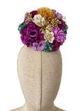 Ramillete de Flores Flamenca Hecha a Mano con Flores de Tela TK-26-f16 - FELIZ SHOPPING 