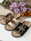 Sandalias Mujer Tipo Bio con Doble Hebilla MY103