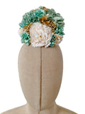 Ramillete de Flores Flamenca Hecha a Mano con Flores de Tela TK-26-f16 - FELIZ SHOPPING 