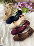 Esparto de cuña de esparto para mujer -Cómodos y elegantes 6006 - FELIZ SHOPPING 