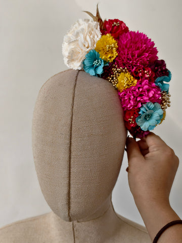 CORONA DE FLAMENCAS LARGA 22CM ANCHO 9CM FLO1699