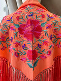 LA-MOD13 MANTONCILLO BORDADO ACAPULCO  CORAL MANT7999