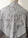 L01-270034 MANTONCILLO BORDADO  GRIS MANT6999 - FELIZ SHOPPING 